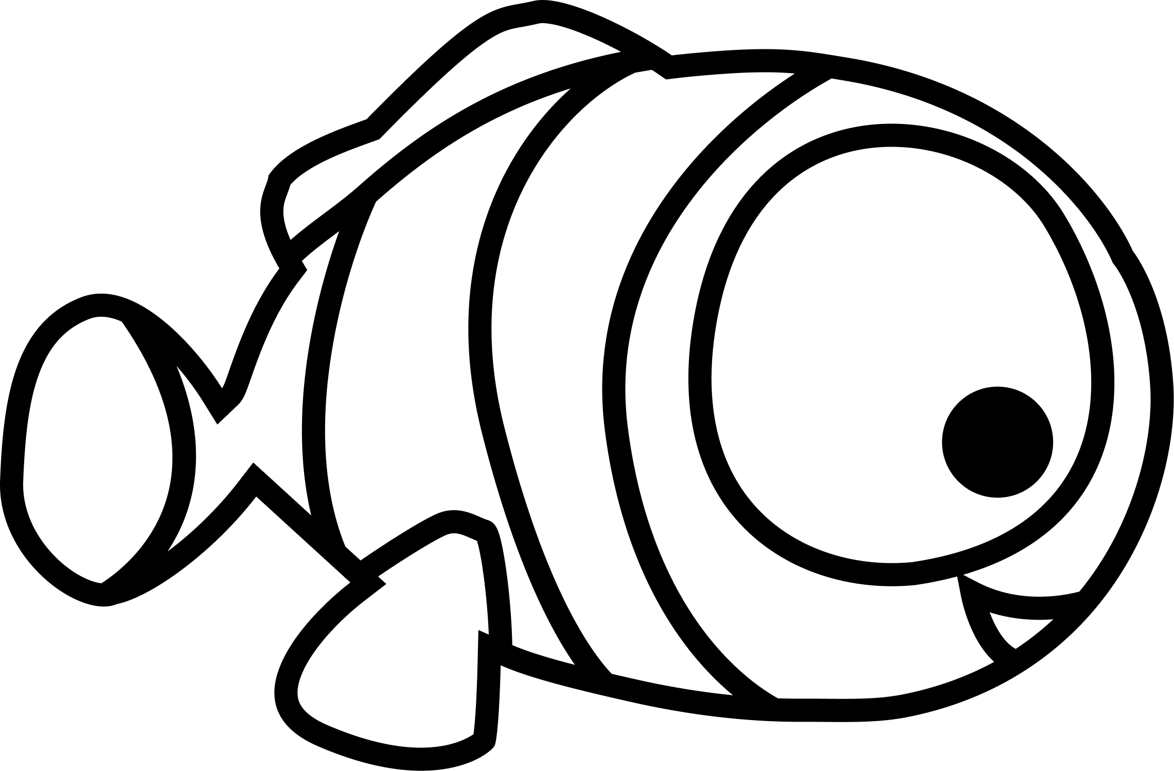 første fisk uden farve